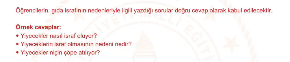 6. Sınıf Türkçe 2024-2025 2. Dönem 1. Yazılı Ortak Sınav 3. Soru (Öğle Oturumu, Mazeret Sınavı, MEB ders kitabı) resmi çözüm görseli