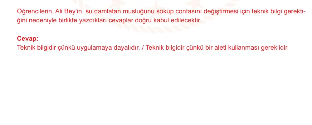 6. Sınıf Türkçe 2024-2025 2. Dönem 1. Yazılı Ortak Sınav 4. Soru (Öğle Oturumu, MEB ders kitabı) resmi çözüm görseli