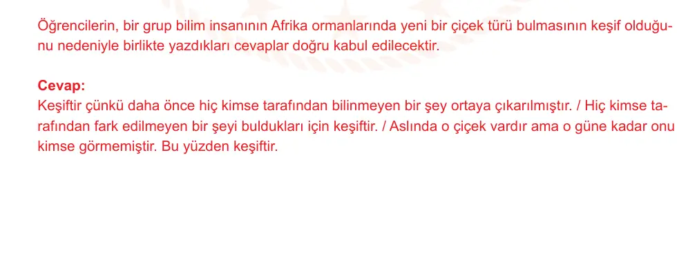 6. Sınıf Türkçe 2024-2025 2. Dönem 1. Yazılı Ortak Sınav 4. Soru (Sabah Oturumu, MEB ders kitabı) resmi çözüm görseli