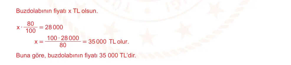 7. Sınıf Matematik 2024-2025 2. Dönem 1. Yazılı Ortak Sınav 7. Soru (Öğle Oturumu, Mazeret Sınavı) resmi çözüm görseli