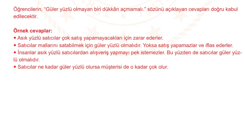 7. Sınıf Türkçe 2024-2025 2. Dönem 1. Yazılı Ortak Sınav 4. Soru (Sabah Oturumu, Mazeret Sınavı) resmi çözüm görseli