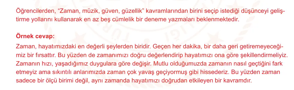 9. Sınıf Türk Dili ve Edebiyatı 2024-2025 2. Dönem 1. Yazılı Ortak Sınav 7. Soru (Öğle Oturumu, Mazeret Sınavı) resmi çözüm görseli