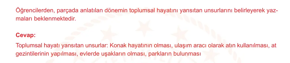 9. Sınıf Türk Dili ve Edebiyatı 2024-2025 2. Dönem 1. Yazılı Ortak Sınav 2. Soru (Sabah Oturumu, Mazeret Sınavı) resmi çözüm görseli