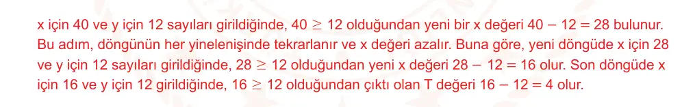 9. Sınıf Matematik 2024-2025 2. Dönem 1. Yazılı Ortak Sınav 7. Soru (Öğle Oturumu, Mazeret Sınavı) resmi çözüm görseli