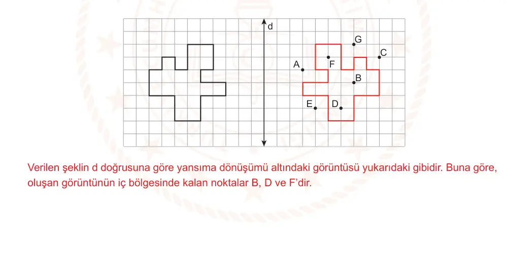 9. Sınıf Matematik 2024-2025 2. Dönem 1. Yazılı Ortak Sınav 1. Soru (Sabah Oturumu, MEB ders kitabı) resmi çözüm görseli