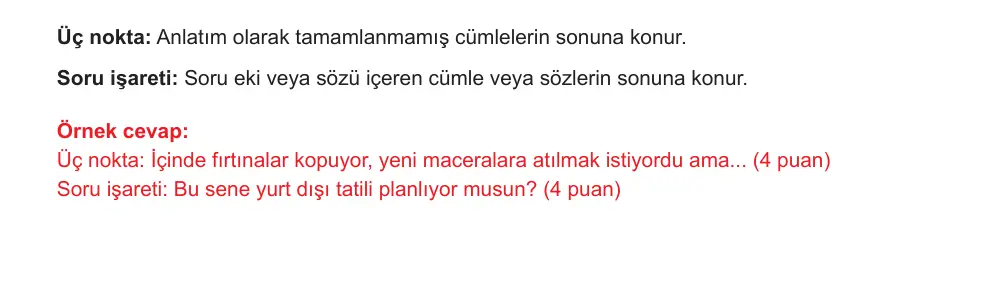 7. Sınıf Türkçe 2025-2026 1. Dönem 1. Yazılı Ortak Sınav 4. Soru (Öğle Oturumu) resmi çözüm görseli