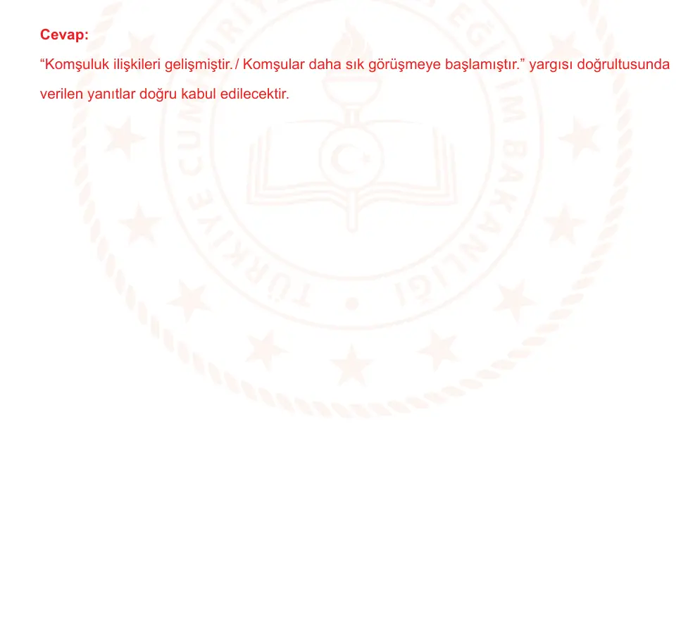 7. Sınıf Türkçe 2025-2026 1. Dönem 1. Yazılı Ortak Sınav 7. Soru (Öğle Oturumu) resmi çözüm görseli