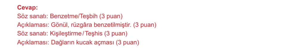 8. Sınıf Türkçe 2025-2026 1. Dönem 1. Yazılı Ortak Sınav 4. Soru (Öğle Oturumu, MEB ders kitabı) resmi çözüm görseli