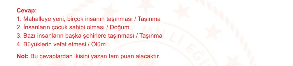 8. Sınıf Türkçe 2025-2026 1. Dönem 1. Yazılı Ortak Sınav 5. Soru (Sabah Oturumu, MEB ders kitabı) resmi çözüm görseli
