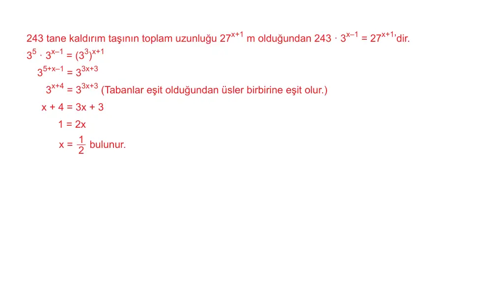 9. Sınıf Matematik 2025-2026 1. Dönem 1. Yazılı Ortak Sınav 1. Soru (Sabah Oturumu, Mazeret Sınavı) resmi çözüm görseli