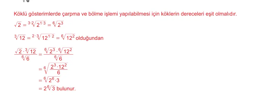 9. Sınıf Matematik 2025-2026 1. Dönem 1. Yazılı Ortak Sınav 2. Soru (Sabah Oturumu, Mazeret Sınavı) resmi çözüm görseli