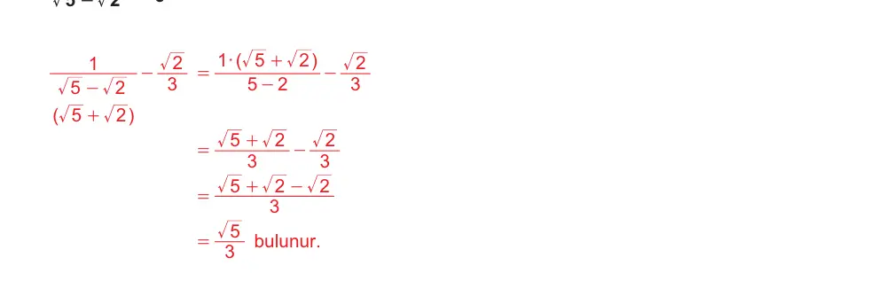9. Sınıf Matematik 2025-2026 1. Dönem 1. Yazılı Ortak Sınav 2. Soru (Sabah Oturumu) resmi çözüm görseli
