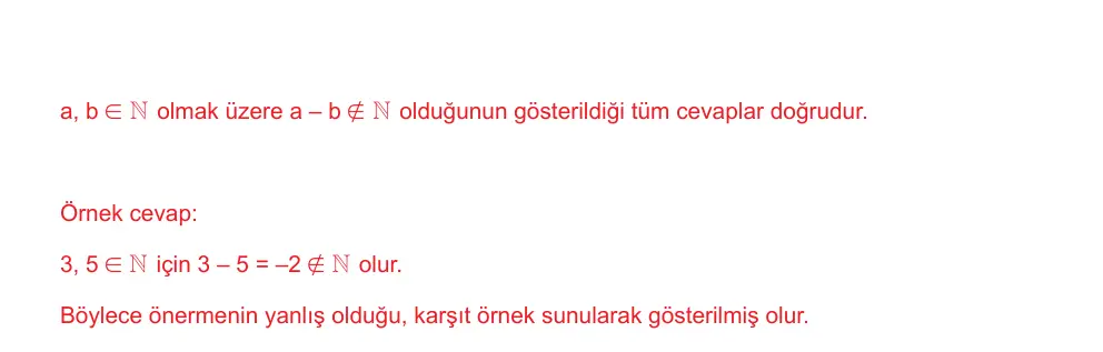 9. Sınıf Matematik 2025-2026 1. Dönem 1. Yazılı Ortak Sınav 6. Soru (Sabah Oturumu) resmi çözüm görseli