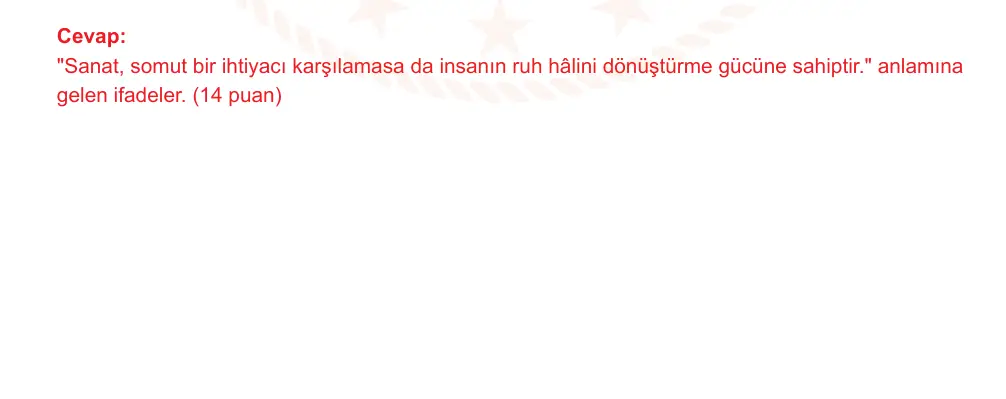 10. Sınıf Türk Dili ve Edebiyatı 2025-2026 2. Dönem 1. Yazılı Ortak Sınav 3. Soru (Öğle Oturumu) resmi çözüm görseli
