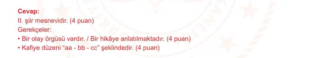 10. Sınıf Türk Dili ve Edebiyatı 2025-2026 2. Dönem 1. Yazılı Ortak Sınav 6. Soru (Öğle Oturumu) resmi çözüm görseli