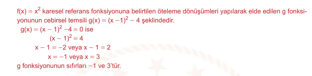 10. Sınıf Matematik 2025-2026 2. Dönem 1. Yazılı Ortak Sınav 2. Soru (Sabah Oturumu, Mazeret Sınavı) resmi çözüm görseli