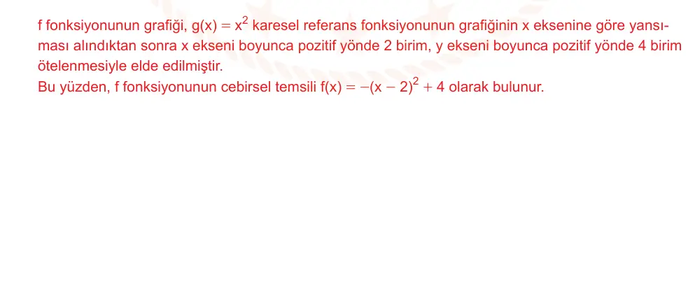 10. Sınıf Matematik 2025-2026 2. Dönem 1. Yazılı Ortak Sınav 3. Soru (Sabah Oturumu, Mazeret Sınavı) resmi çözüm görseli