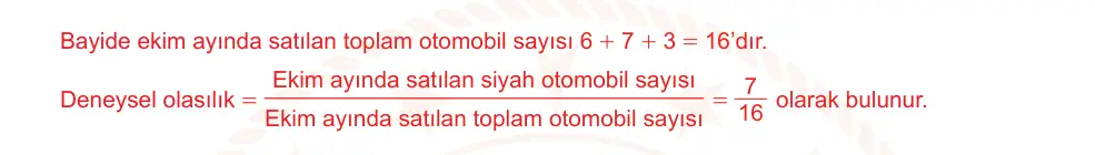 6. Sınıf Matematik 2025-2026 2. Dönem 1. Yazılı Ortak Sınav 3. Soru (Öğle Oturumu, Mazeret Sınavı) resmi çözüm görseli