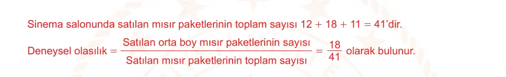 6. Sınıf Matematik 2025-2026 2. Dönem 1. Yazılı Ortak Sınav 3. Soru (Sabah Oturumu, Mazeret Sınavı) resmi çözüm görseli