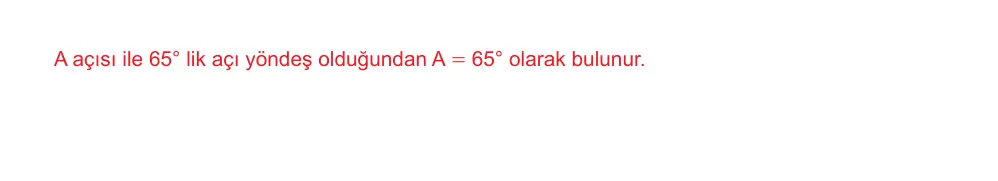 6. Sınıf Matematik 2025-2026 2. Dönem 1. Yazılı Ortak Sınav 4. Soru (Sabah Oturumu, Mazeret Sınavı) resmi çözüm görseli