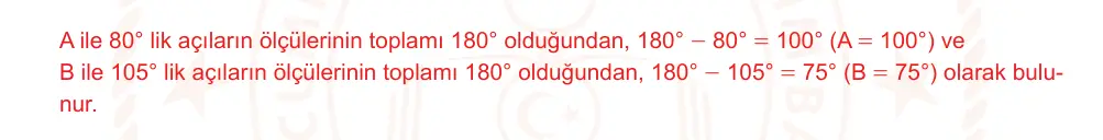 6. Sınıf Matematik 2025-2026 2. Dönem 1. Yazılı Ortak Sınav 7. Soru (Sabah Oturumu, Mazeret Sınavı) resmi çözüm görseli