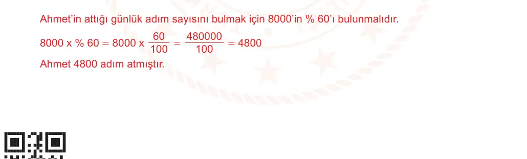 6. Sınıf Matematik 2025-2026 2. Dönem 1. Yazılı Ortak Sınav 1. Soru (Sabah Oturumu) resmi çözüm görseli