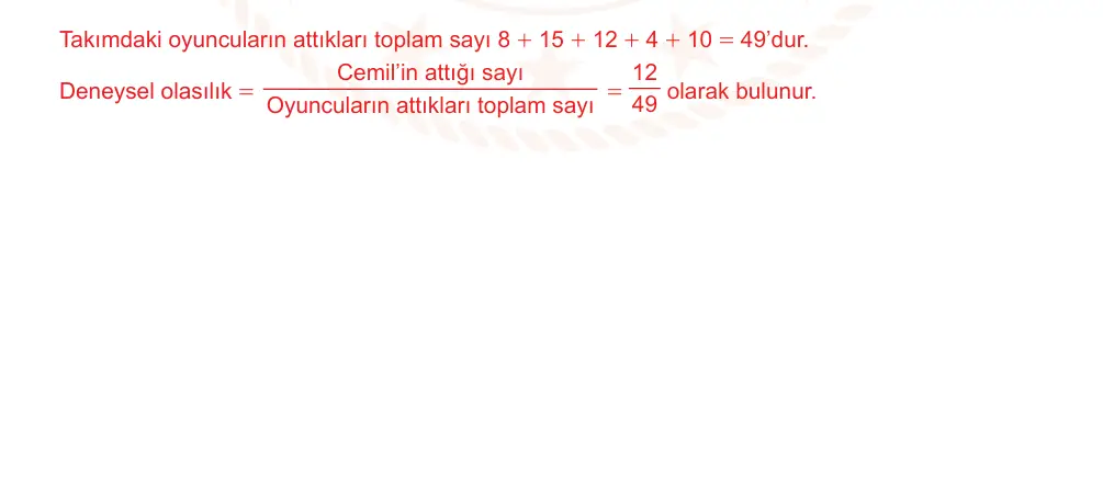 6. Sınıf Matematik 2025-2026 2. Dönem 1. Yazılı Ortak Sınav 3. Soru (Sabah Oturumu) resmi çözüm görseli