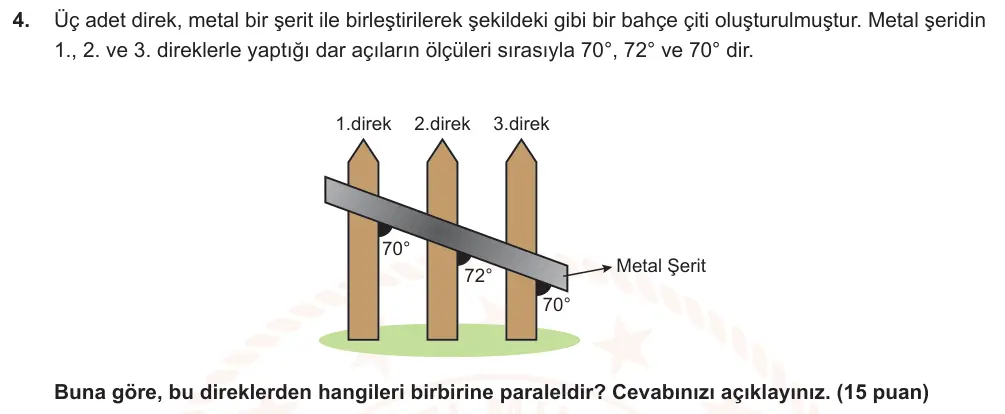 6. Sınıf Matematik 2025-2026 2. Dönem 1. Yazılı Ortak Sınav 4. Soru (Sabah Oturumu) görseli