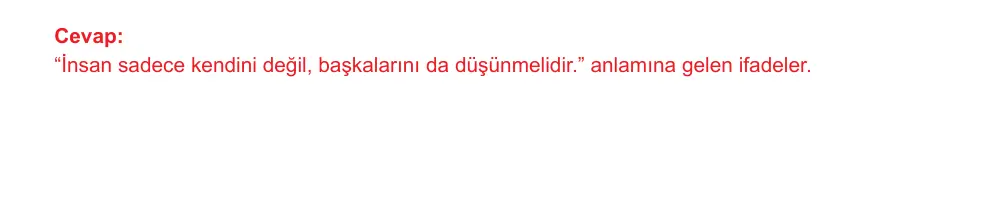 6. Sınıf Türkçe 2025-2026 2. Dönem 1. Yazılı Ortak Sınav 5. Soru (Öğle Oturumu, Mazeret Sınavı) resmi çözüm görseli