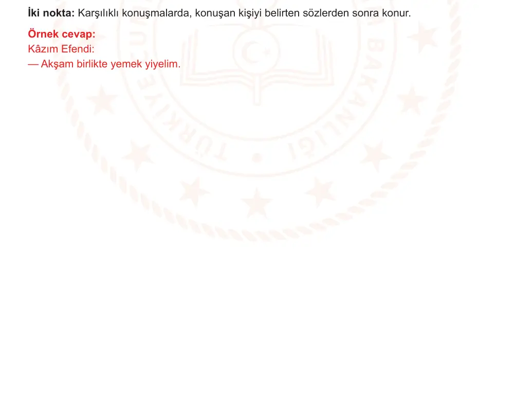 6. Sınıf Türkçe 2025-2026 2. Dönem 1. Yazılı Ortak Sınav 7. Soru (Öğle Oturumu, Mazeret Sınavı) resmi çözüm görseli