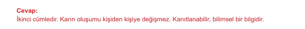 6. Sınıf Türkçe 2025-2026 2. Dönem 1. Yazılı Ortak Sınav 3. Soru (Öğle Oturumu) resmi çözüm görseli