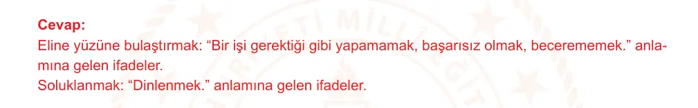 6. Sınıf Türkçe 2025-2026 2. Dönem 1. Yazılı Ortak Sınav 1. Soru (Sabah Oturumu, Mazeret Sınavı) resmi çözüm görseli
