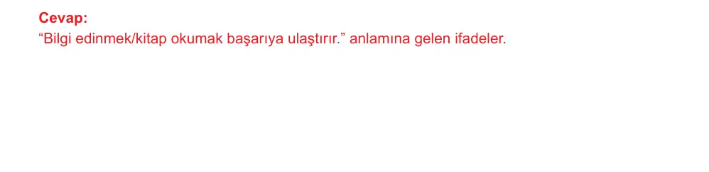 6. Sınıf Türkçe 2025-2026 2. Dönem 1. Yazılı Ortak Sınav 5. Soru (Sabah Oturumu, Mazeret Sınavı) resmi çözüm görseli