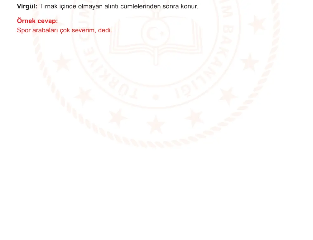 6. Sınıf Türkçe 2025-2026 2. Dönem 1. Yazılı Ortak Sınav 7. Soru (Sabah Oturumu, Mazeret Sınavı) resmi çözüm görseli