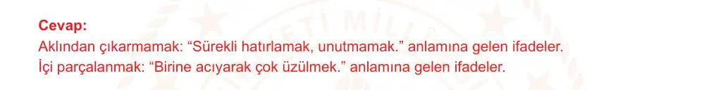 6. Sınıf Türkçe 2025-2026 2. Dönem 1. Yazılı Ortak Sınav 1. Soru (Sabah Oturumu) resmi çözüm görseli