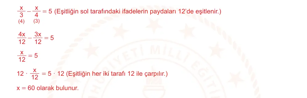 8. Sınıf Matematik 2025-2026 2. Dönem 1. Yazılı Ortak Sınav 1. Soru (Öğle Oturumu) resmi çözüm görseli