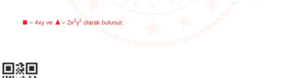 8. Sınıf Matematik 2025-2026 2. Dönem 1. Yazılı Ortak Sınav 2. Soru (Sabah Oturumu, Mazeret Sınavı) resmi çözüm görseli