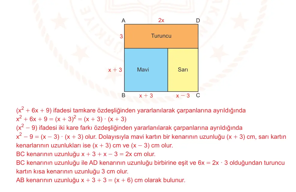 8. Sınıf Matematik 2025-2026 2. Dönem 1. Yazılı Ortak Sınav 5. Soru (Sabah Oturumu, Mazeret Sınavı) resmi çözüm görseli