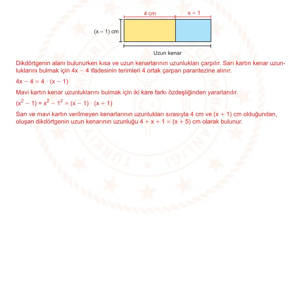 8. Sınıf Matematik 2025-2026 2. Dönem 1. Yazılı Ortak Sınav 4. Soru (Sabah Oturumu) resmi çözüm görseli