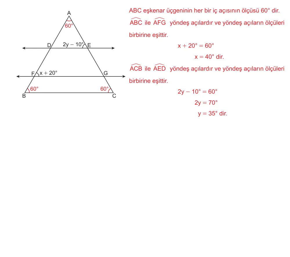 7. Sınıf Matematik 2025-2026 2. Dönem 2. Yazılı Ortak Sınav 3. Soru (Öğle Oturumu) resmi çözüm görseli