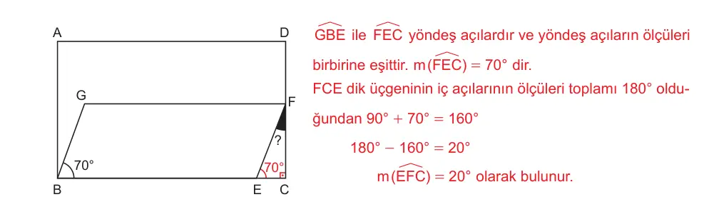 7. Sınıf Matematik 2025-2026 2. Dönem 2. Yazılı Ortak Sınav 5. Soru (Öğle Oturumu) resmi çözüm görseli
