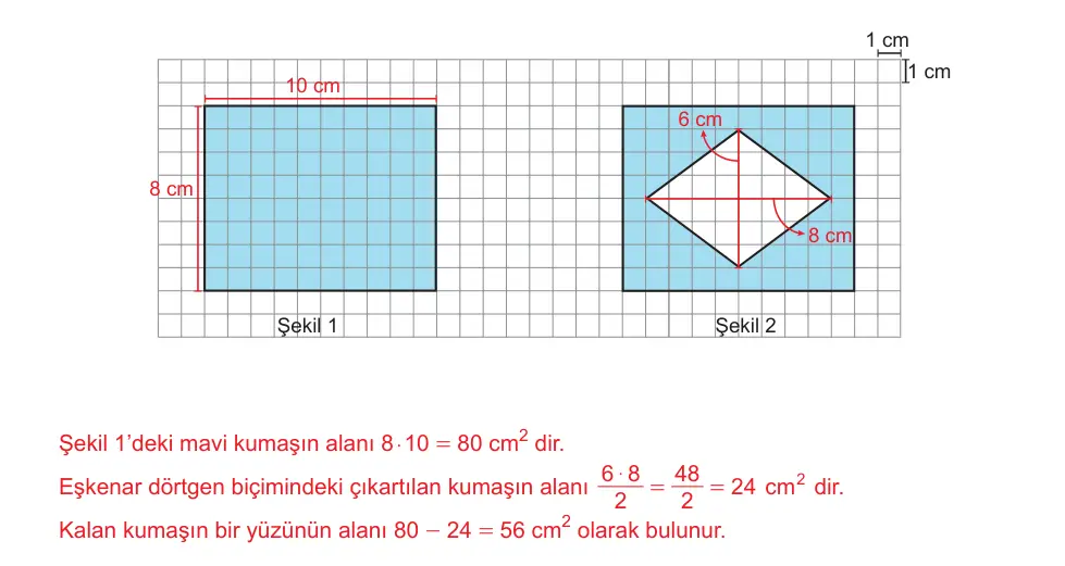 7. Sınıf Matematik 2025-2026 2. Dönem 2. Yazılı Ortak Sınav 8. Soru (Öğle Oturumu) resmi çözüm görseli