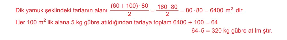 7. Sınıf Matematik 2025-2026 2. Dönem 2. Yazılı Ortak Sınav 8. Soru (Sabah Oturumu) resmi çözüm görseli