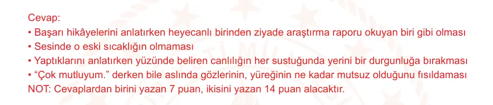 9. Sınıf Türk Dili ve Edebiyatı 2025-2026 2. Dönem 2. Yazılı Ortak Sınav 5. Soru (Öğle Oturumu) resmi çözüm görseli