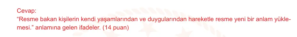 9. Sınıf Türk Dili ve Edebiyatı 2025-2026 2. Dönem 2. Yazılı Ortak Sınav 5. Soru (Sabah Oturumu) resmi çözüm görseli