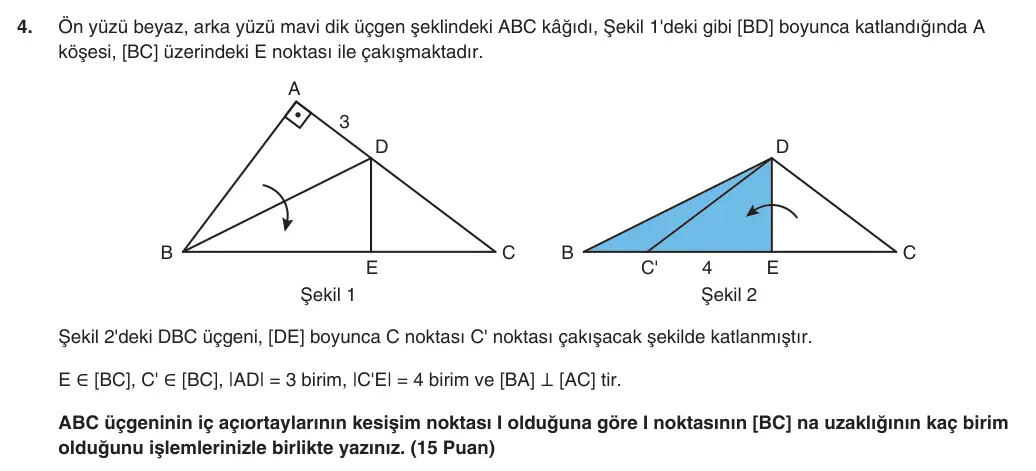 10. Sınıf Matematik 2025-2026 1. Dönem 1. Yazılı 4. Soru (Yazılıya Hazırlanıyorum) görseli