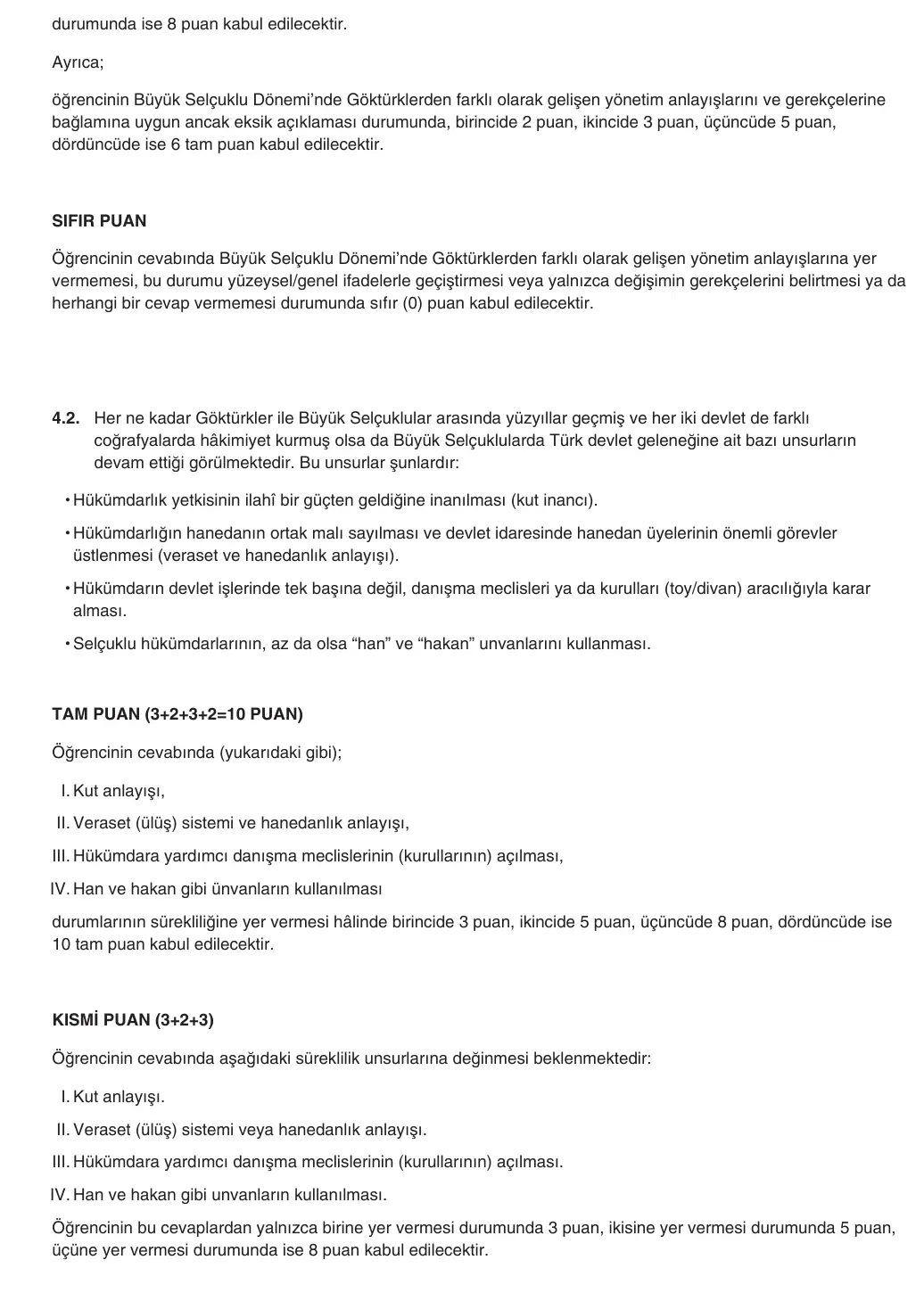 10. Sınıf Tarih 2025-2026 1. Dönem 1. Yazılı 4. Soru (Yazılıya Hazırlanıyorum) resmi çözüm görseli (2/3)