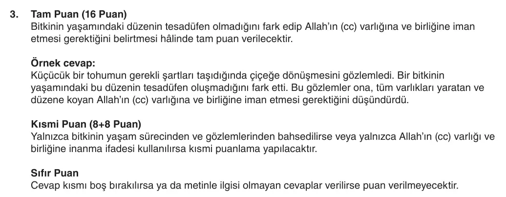 5. Sınıf Din Kültürü ve Ahlak Bilgisi 2025-2026 1. Dönem 1. Yazılı 3. Soru (Yazılıya Hazırlanıyorum) resmi çözüm görseli