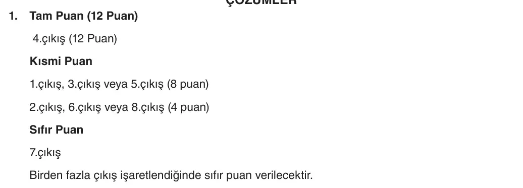 5. Sınıf Fen Bilimleri 2025-2026 1. Dönem 1. Yazılı 1. Soru (Yazılıya Hazırlanıyorum) resmi çözüm görseli