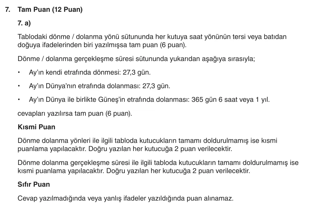 5. Sınıf Fen Bilimleri 2025-2026 1. Dönem 1. Yazılı 7. Soru (Yazılıya Hazırlanıyorum) resmi çözüm görseli
